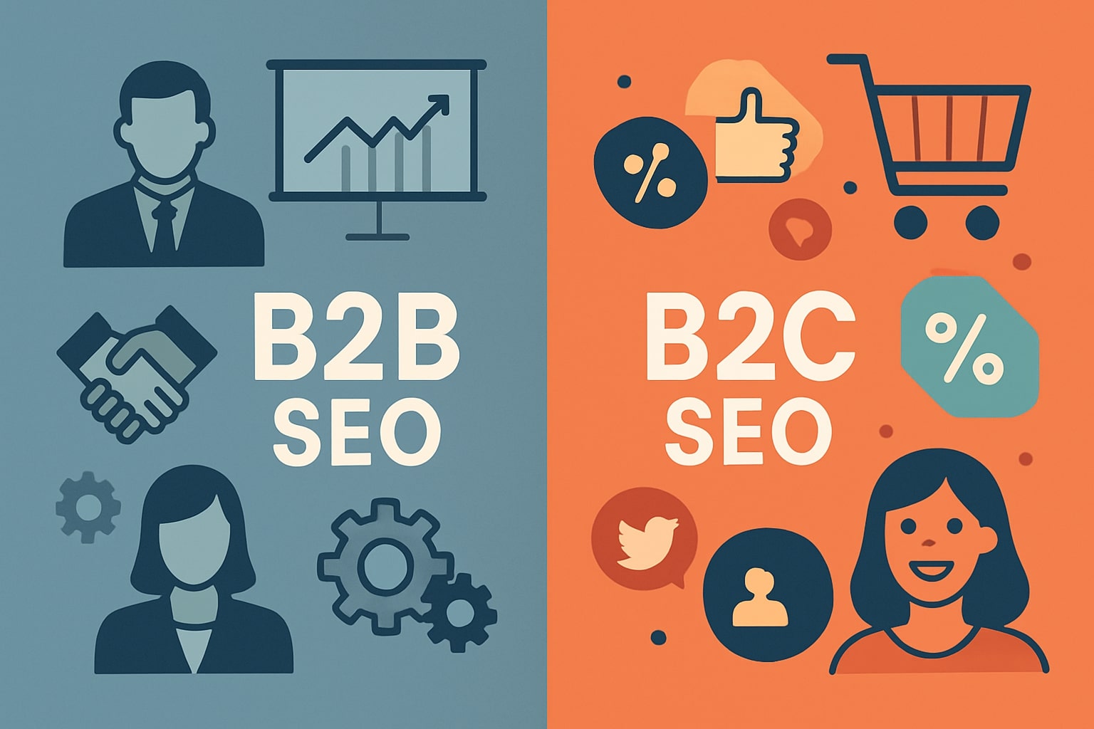 B2B SEO and B2C SEO