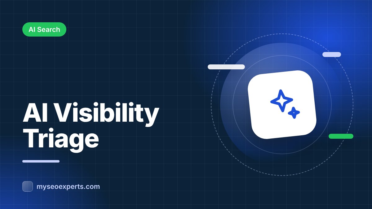 Too Much AI Visibility Data? A Framework for Deciding What to Act On