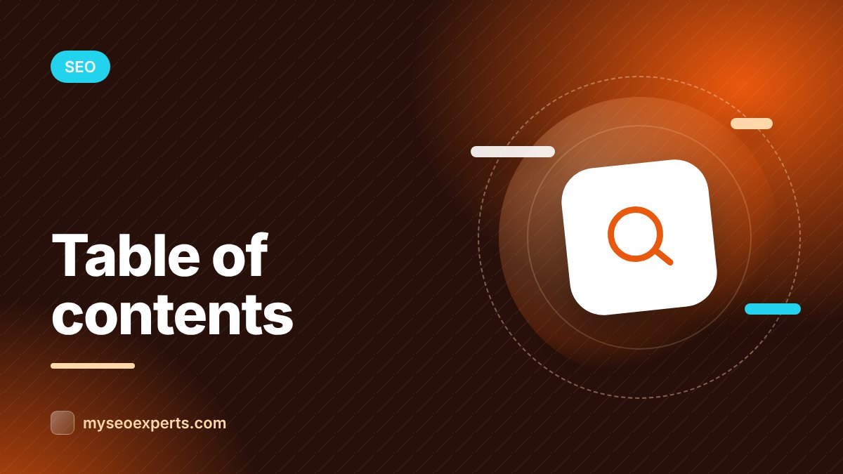 Table of Contents and Jump Links for SEO