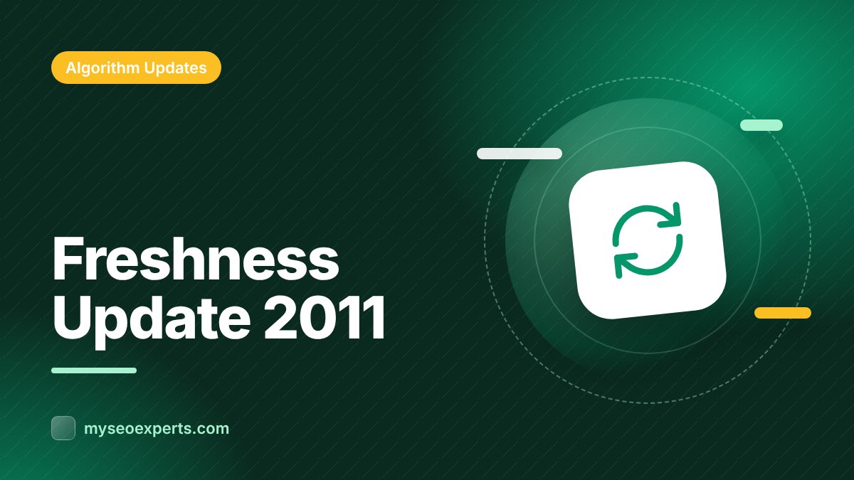 The Freshness Update (2011) and Google's Freshness Systems Today